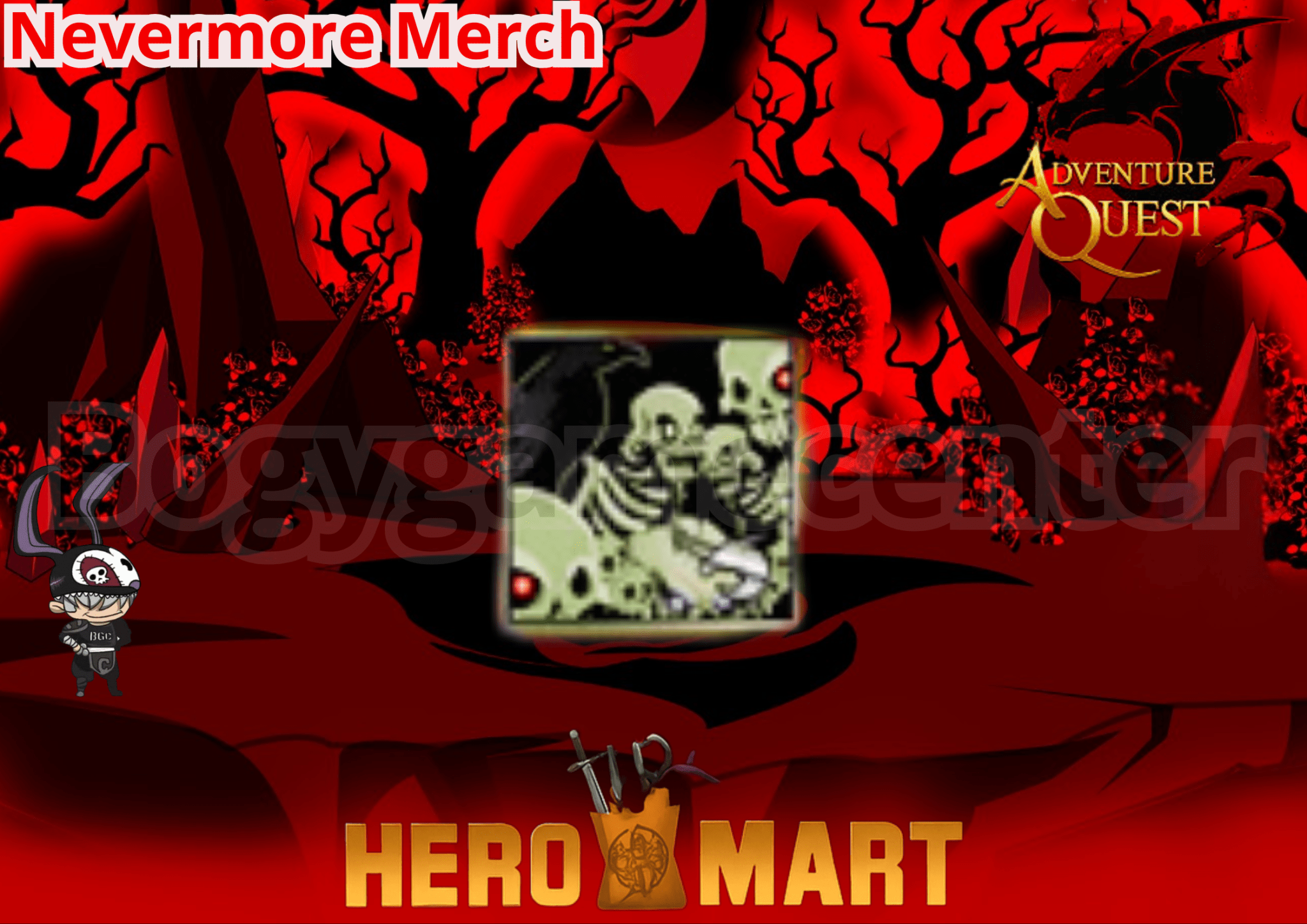 AQ3D - Nevermore Merch